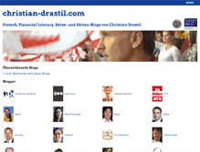 Tablet Screenshot of christian-drastil.com